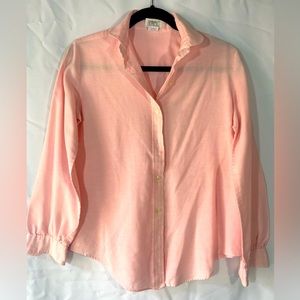 Vintage Nordstrom Women’s Pink Button Up Size 13/14